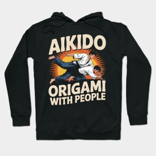 Aikido Origami Japanese Martial Arts for Trainers (2) Hoodie